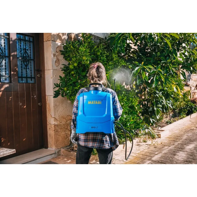 Pulverizador Eléctrico de Costas 10L para Jardim e Agricultura