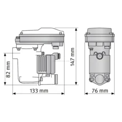 Purga Eletrónica AIRCRAFT AMD 230V 12 l/h 7.4 m³/min