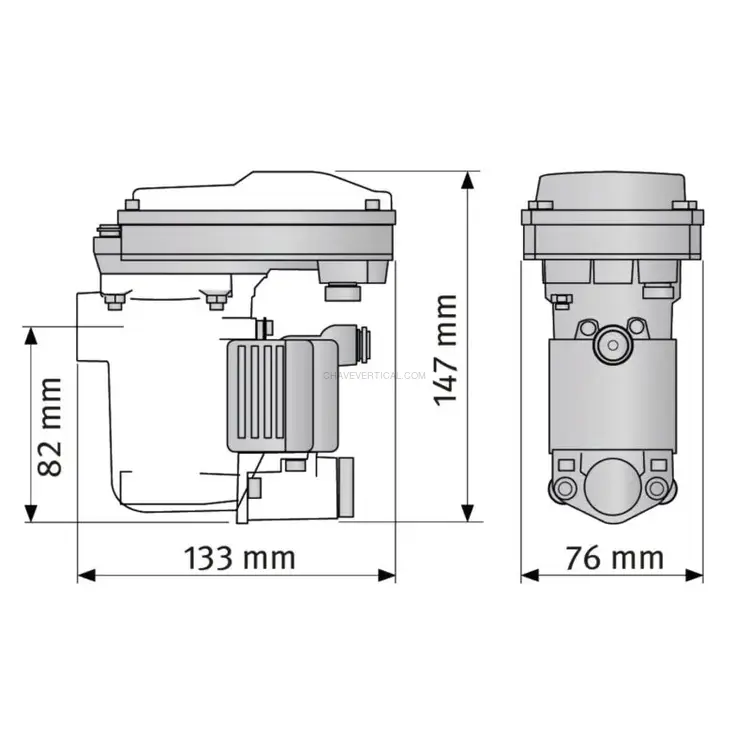 Purga Eletrónica AIRCRAFT AMD 230V 12 l/h 7.4 m³/min