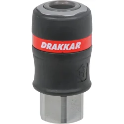 Raccord Rápido de Segurança Fêmea DRAKKAR 11mm Rosca 3/4"