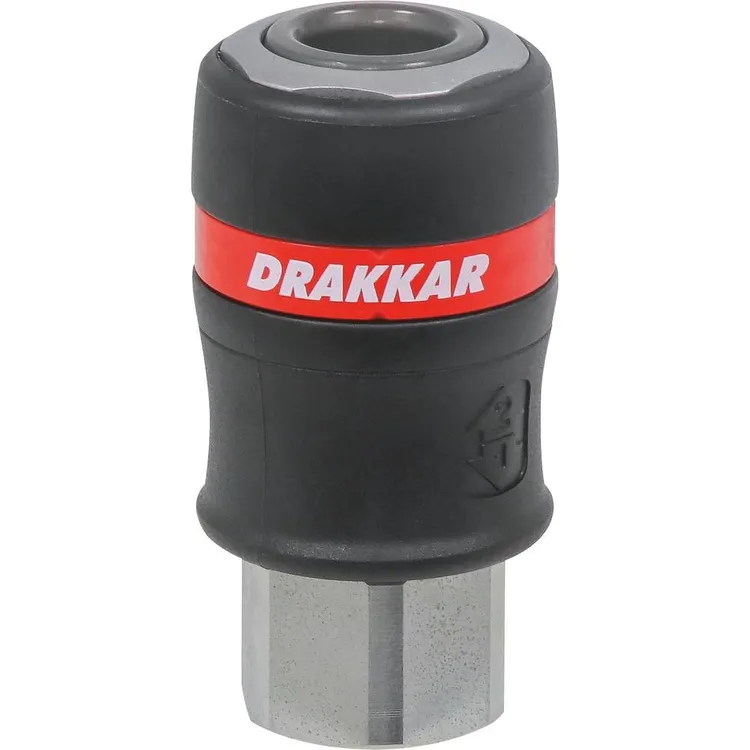 Raccord Rápido de Segurança Fêmea DRAKKAR 11mm Rosca 3/4"