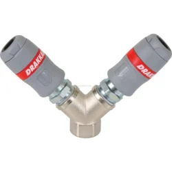 Raccord Rápido Fêmea Duplo em Y DRAKKAR 6mm 1/2" BSP
