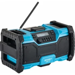 Rádio Híbrido DAB+ HAZET Bluetooth 18V-230V IP64