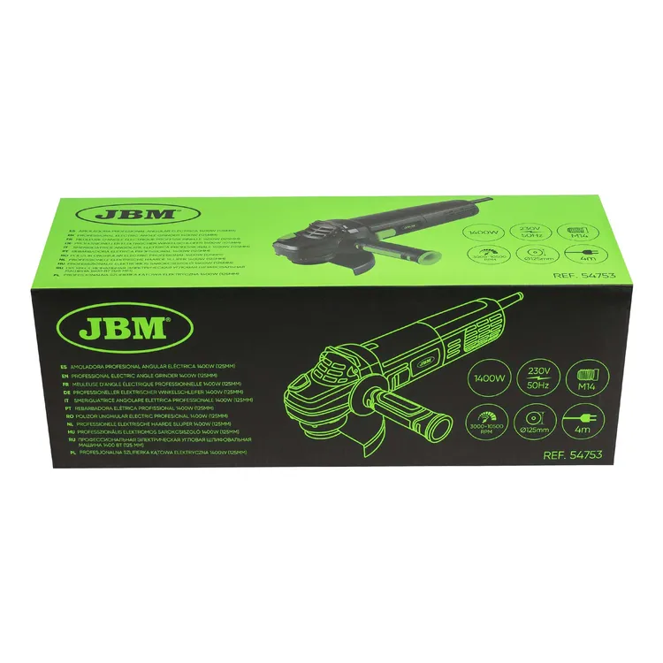 Rebarbadora Angular Elétrica Profissional JBM 1400W 125MM