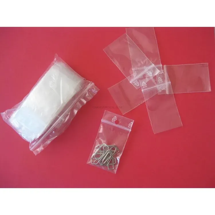 Saco com Fecho Zip 350x450mm 50µm (Lote de 1000 Unidades)
