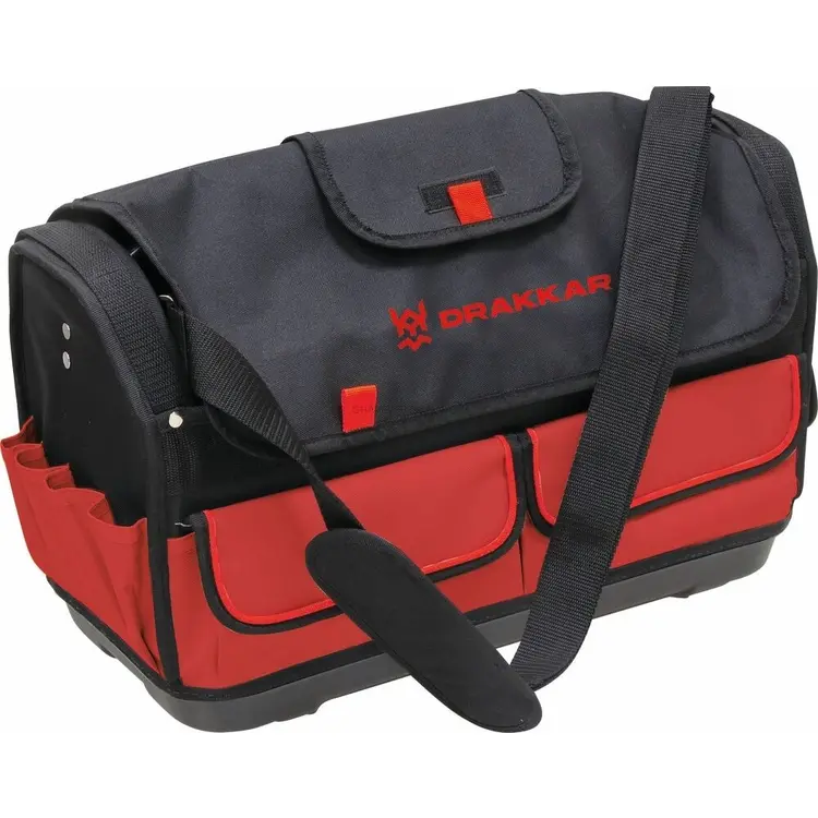 Saco porta-ferramentas têxtil DRAKKAR 520x245x360mm 15 bolsos