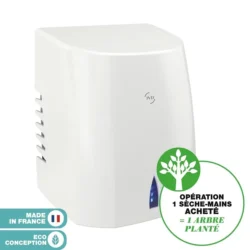 Secador de Mãos Elétrico Automático JVD COPT'AIR 600W 230V Branco