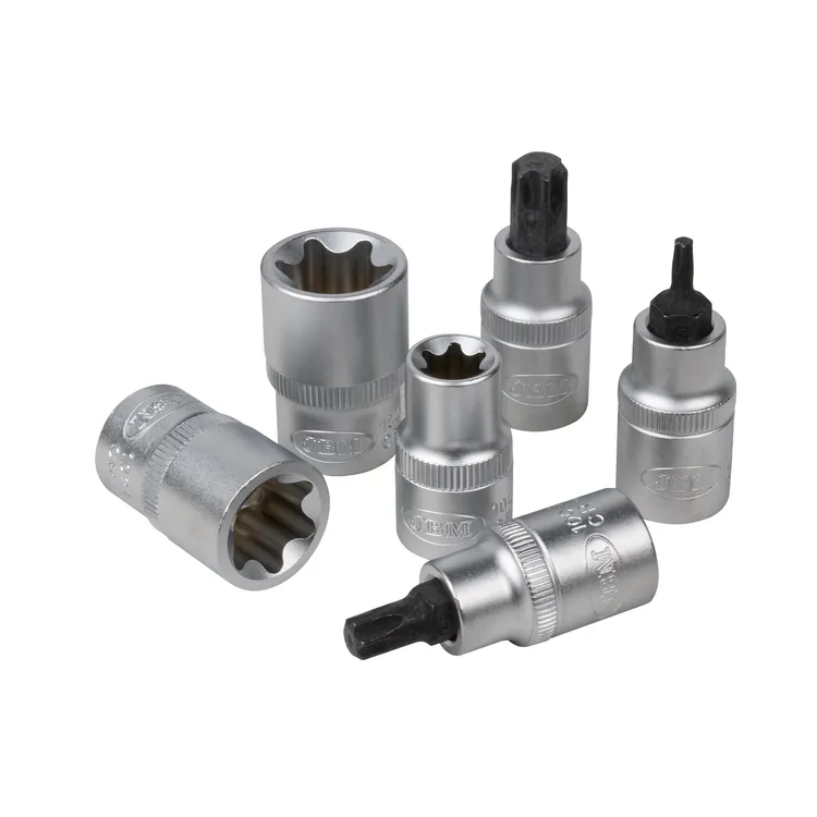 Set de 19 Chaves de Caixa e Pontas Torx JBM 1/2" CrV