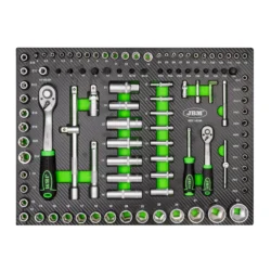 Set de 4 Módulos EVA Carbono JBM para Carro de Ferramentas