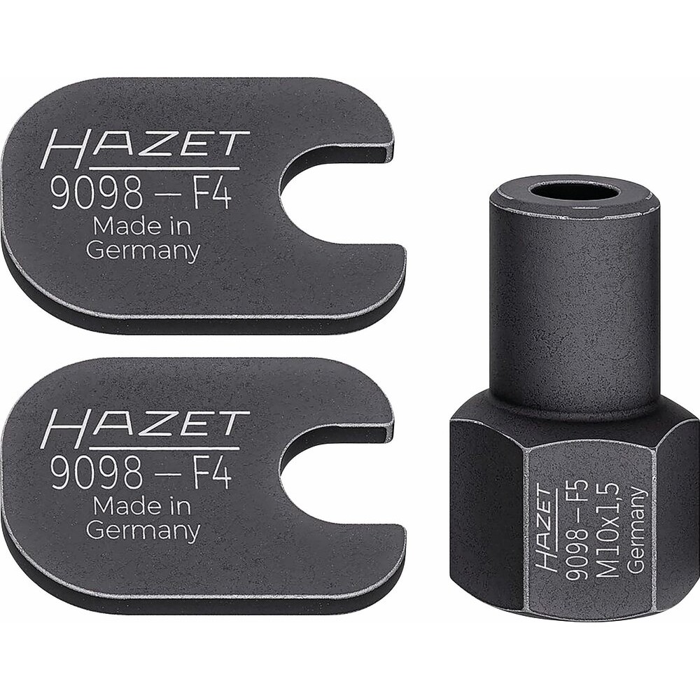 Jogo de Adaptadores para Parafuso de Aperto de Eixo Multidirecional HAZET 9098-F4/9098-F5 3 Peças