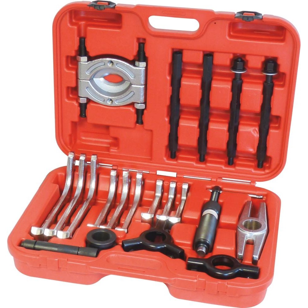 Extrator de Rolamentos de 2/3 Braços e Guilhotina DRAKKAR Coffret 20 Peças