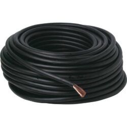 Cabo Flexível de Cobre H07V-K KARZAN 50mm² Preto 50m