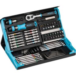 Jogo de Pontas de Aparafusar HAZET 1/4" 73 Peças
