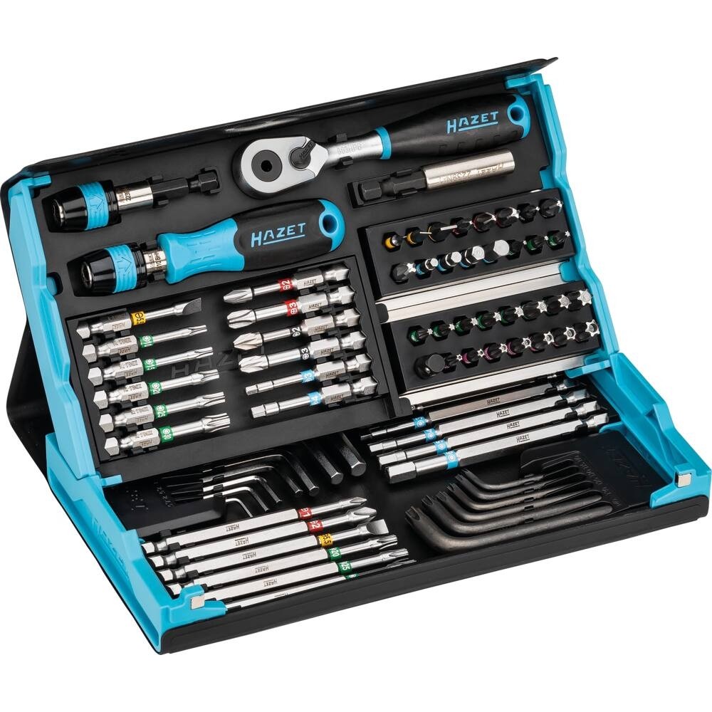 Jogo de Pontas de Aparafusar HAZET 1/4" 73 Peças