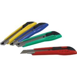 Cutter Auto-bloqueante TAJIMA Lâmina 18mm Expositor de 40 Unidades