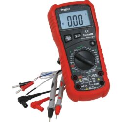 Multímetro Digital DRAKKAR Cat III 1000V com Sonda de Temperatura
