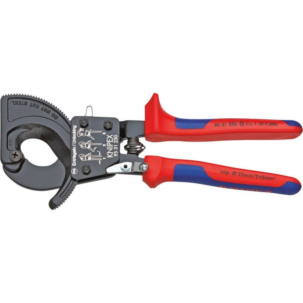 Corta-cabos de Roquete KNIPEX 250mm Ø32mm