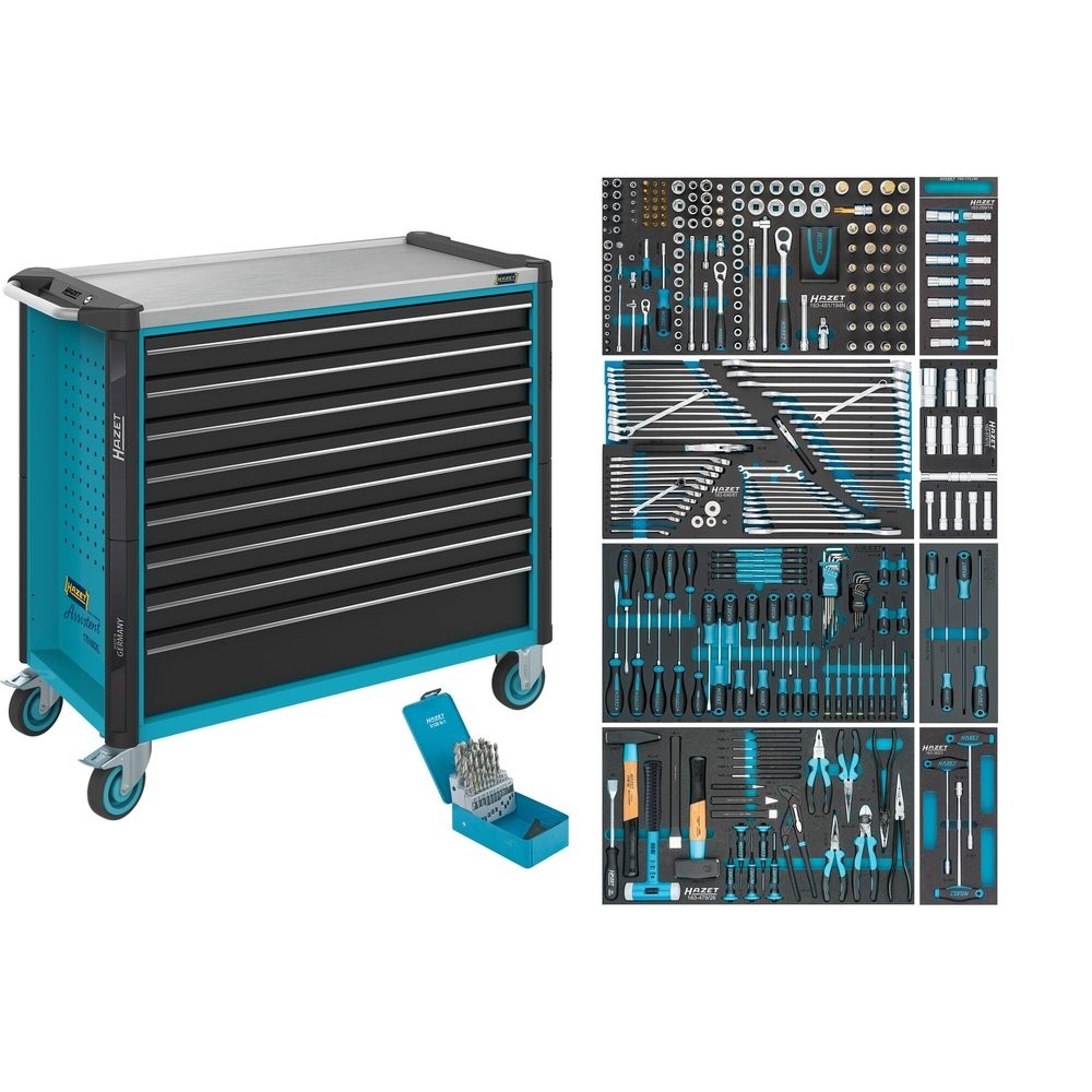 Servante de Oficina HAZET 8 Gavetas com 399 Ferramentas Servante de Oficina HAZET 8 Gavetas com 399 Ferramentas