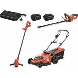 Pack Jardim SCHNEIDER 20V com Corta-Relvas, Corta-Sebes e Aparador