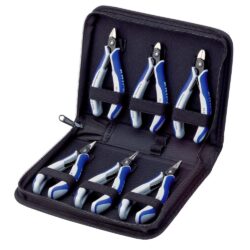 Conjunto de Alicates de Precisão KNIPEX para Eletrónica 6 Peças