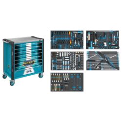 Carro de Ferramentas HAZET Assistent 179NXL-8S1 8 Gavetas 425 Peças
