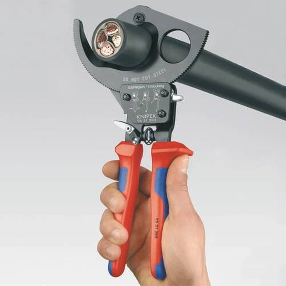 Corta-cabos de Roquete KNIPEX 250mm Ø32mm