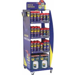 Expositor WD-40 de Lubrificantes e Desbloqueantes 100 Peças