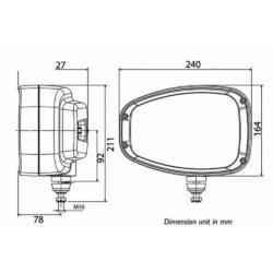 Farol Dianteiro LED ABL 12/24V 5 Funções Pisca Direito Homologado - Image 2