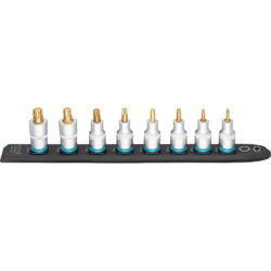 Jogo de Chaves de Caixa com Ponta Torx 1/2" HAZET em Suporte Magnético 8 Peças