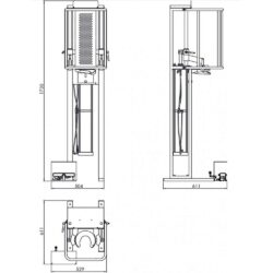 Compressor de Molas Pneumático GOVONI 2.5T 8 Bar