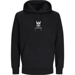 Sweatshirt DRAKKAR Preta Unissexo Tamanho XL com Logo Branco