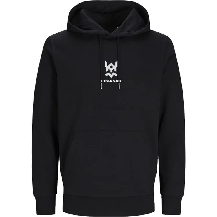 Sweatshirt DRAKKAR Preta Unissexo Tamanho XL com Logo Branco