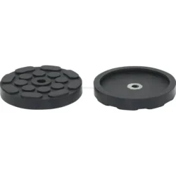 Taco de Borracha Redondo COMPAC 110/120mm Fino para Macaco Hidropneumático