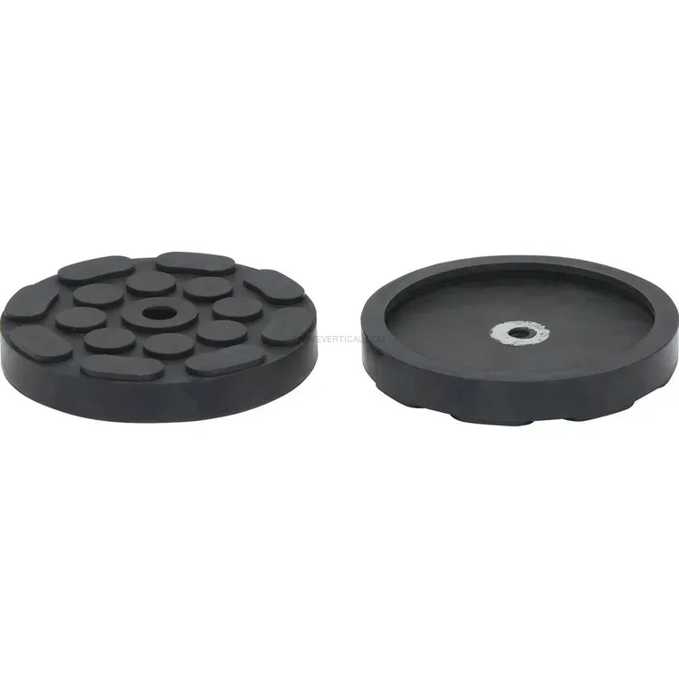Taco de Borracha Redondo COMPAC 110/120mm Fino para Macaco Hidropneumático
