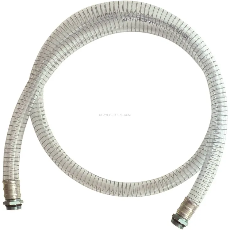Tubo de Aspiração Espiralado PIUSI 2,3m 25mm Rosca Macho 1"