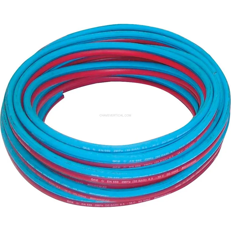 Tubos Geminados Oxigénio e Acetileno GCE CHARLEDAVE 10x17mm 25m