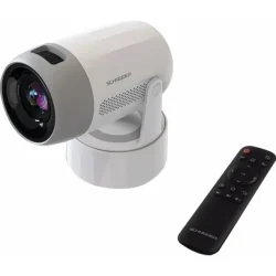 Videoprojetor HD Portátil SCHNEIDER com Bateria 9800mAh 3800 Lumens