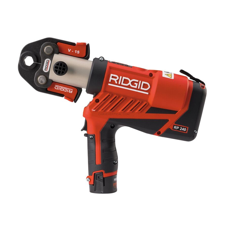 Máquina de pressfitting RIDGID RP 240 com Mordazas V14-16-22 Máquina de pressfitting RIDGID RP 240 com Mordazas V14-16-22