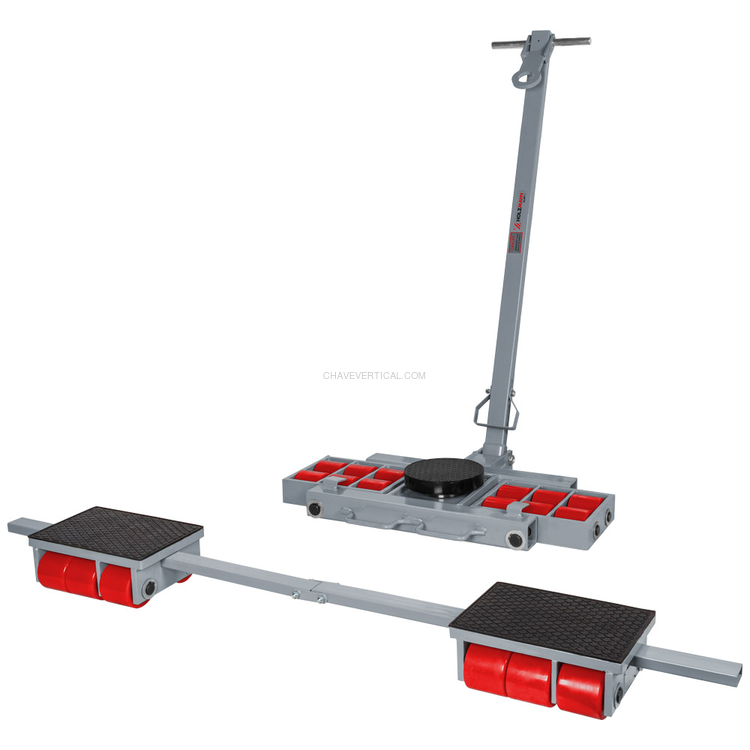 Patins de Carga HOLZMANN 12t/8t com Barra de Direção 1100mm