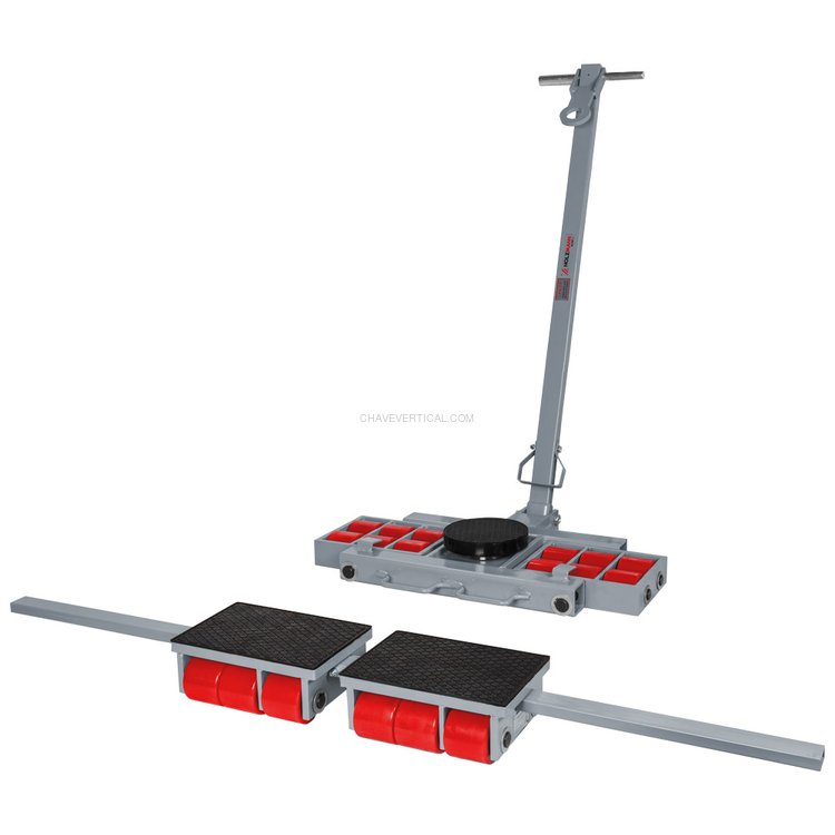 Patins de Carga HOLZMANN 12t/8t com Barra de Direção 1100mm