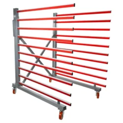 Carrinho de Prateleiras Extensível HOLZMANN TAW140 10 Prateleiras 500 KG