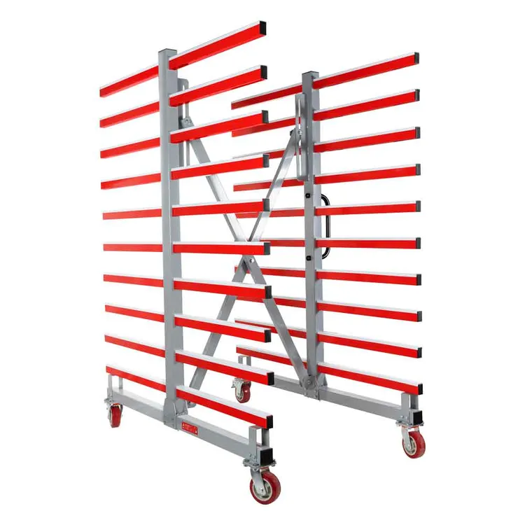 Carrinho de Prateleiras Extensível HOLZMANN TAW70DUO 20 Prateleiras 900 KG Carrinho de Prateleiras Extensível HOLZMANN TAW70DUO 20 Prateleiras 900 KG