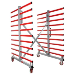 Carrinho de Prateleiras Extensível HOLZMANN TAW70DUO 20 Prateleiras 900 KG