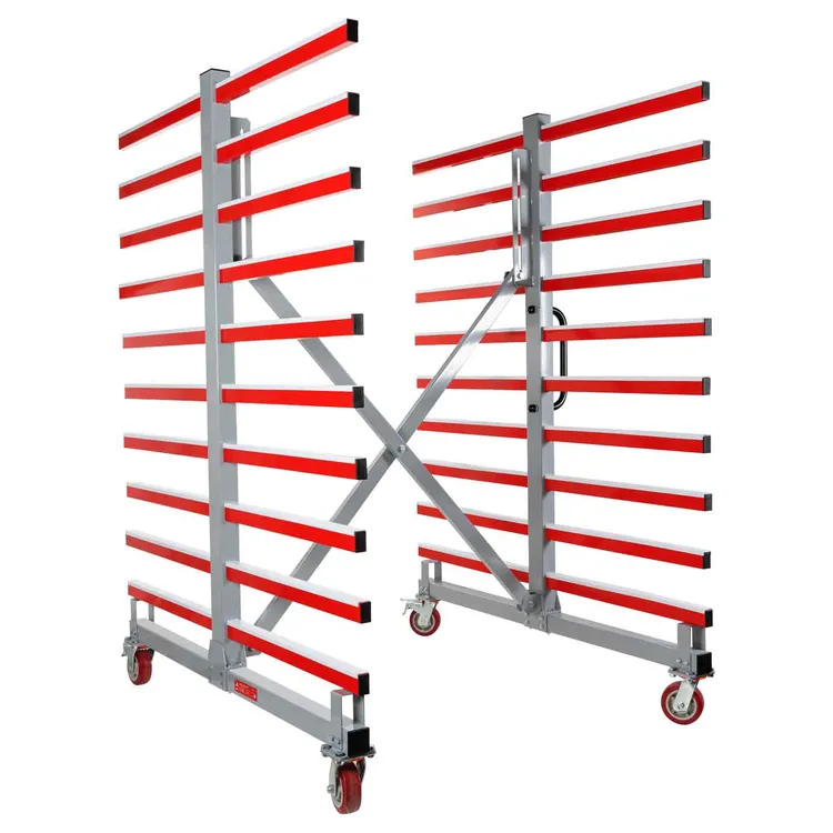Carrinho de Prateleiras Extensível HOLZMANN TAW70DUO 20 Prateleiras 900 KG
