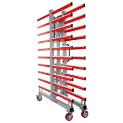 Carrinho de Prateleiras Extensível HOLZMANN TAW70DUO 20 Prateleiras 900 KG