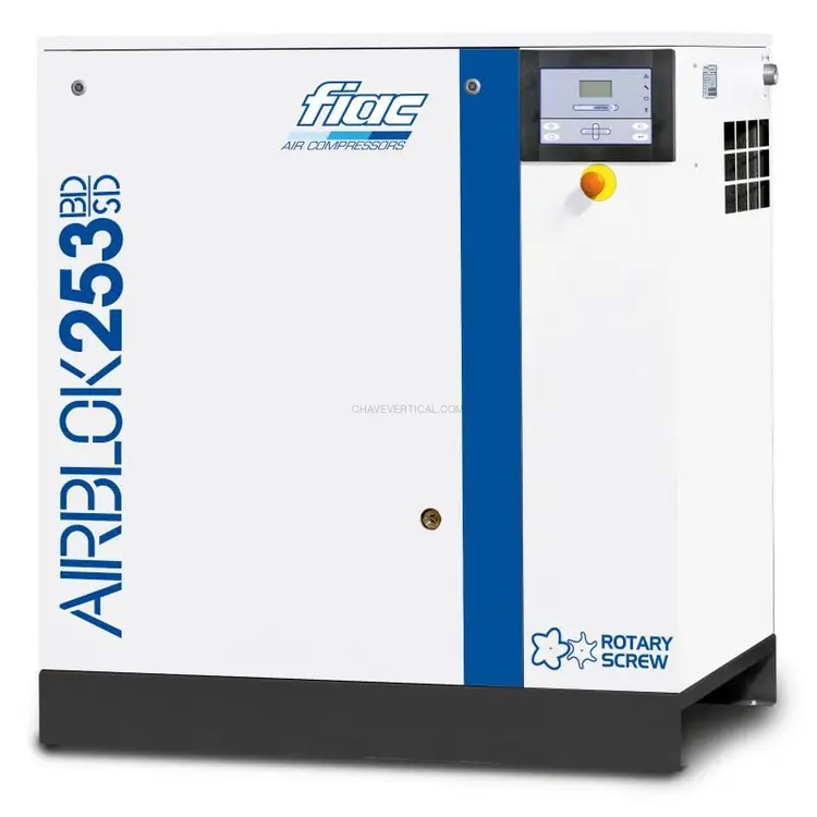 Compressor de Parafuso FIAC AIRBLOK 253 BD-SD 25HP 10bar Velocidade Variável Compressor de Parafuso FIAC AIRBLOK 253 BD-SD 25HP 10bar Velocidade Variável