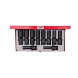 Conjunto de Soquetes de Impacto Universal 1/2" 10 Peças 6 Pontos KING TONY
