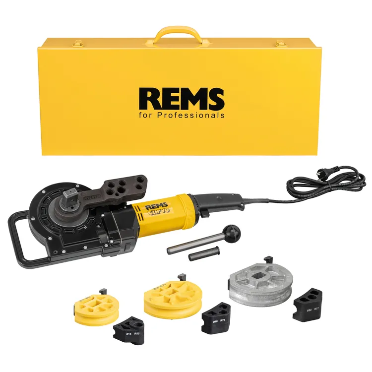 Curvadora Eléctrica de Tubos REMS Curvo Set 15+18+22
