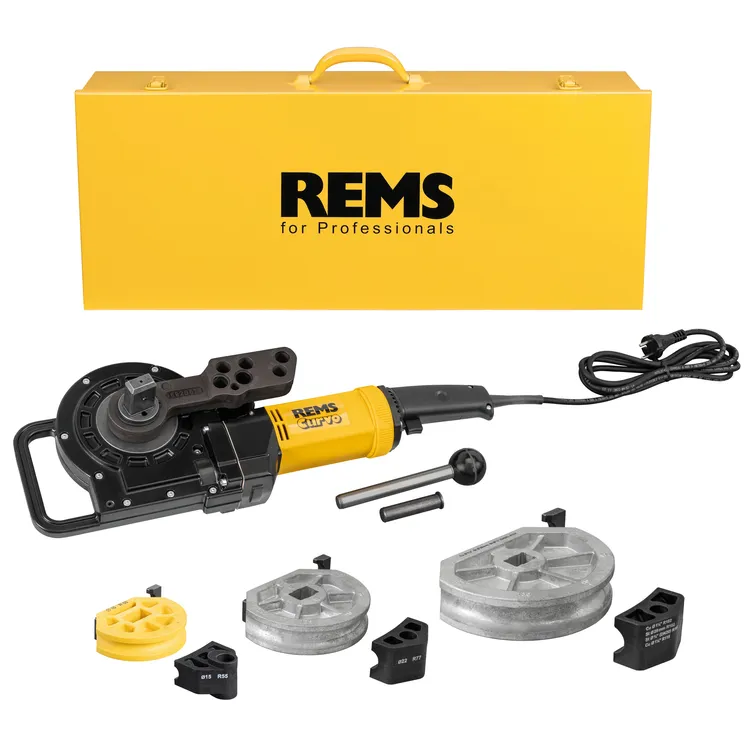 Curvadora Eléctrica de Tubos REMS Curvo Set 15+22+28
