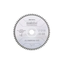 Disco de Serra Circular para Alumínio METABO 216X2,2X30MM Z58